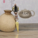 Maxbell Brass Antique Pendant Tibetan Buddhist Vajra Pendant Handmade Nepal Amulet - Aladdin Shoppers