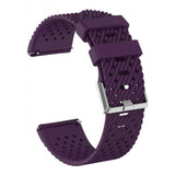 Maxbell Breathable Twill Strap For fitbit versa/versa lite Dark purple Large size - Aladdin Shoppers
