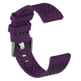Maxbell Breathable Twill Strap For fitbit versa/versa lite Dark purple Large size - Aladdin Shoppers