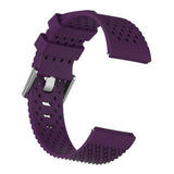 Maxbell Breathable Twill Strap For fitbit versa/versa lite Dark purple Large size - Aladdin Shoppers