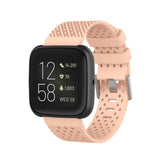 Maxbell Breathable Twill Strap For fitbit versa/versa lite Khaki Large size - Aladdin Shoppers