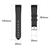 Maxbell Breathable Twill Strap For fitbit versa/versa lite Pink Large size - Aladdin Shoppers