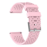 Maxbell Breathable Twill Strap For fitbit versa/versa lite Pink Large size - Aladdin Shoppers