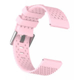 Maxbell Breathable Twill Strap For fitbit versa/versa lite Pink Large size - Aladdin Shoppers
