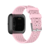 Maxbell Breathable Twill Strap For fitbit versa/versa lite Pink Small size - Aladdin Shoppers