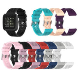 Maxbell Breathable Twill Strap For fitbit versa/versa lite Pink Small size - Aladdin Shoppers