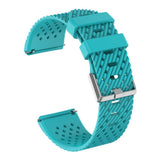 Maxbell Breathable Twill Strap For fitbit versa/versa lite Sky blue Large size - Aladdin Shoppers