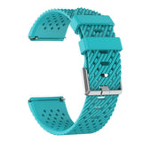 Maxbell Breathable Twill Strap For fitbit versa/versa lite Sky blue Large size - Aladdin Shoppers