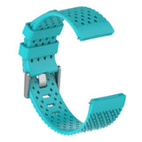 Maxbell Breathable Twill Strap For fitbit versa/versa lite Sky blue Large size - Aladdin Shoppers