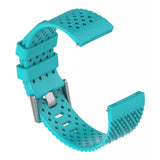 Maxbell Breathable Twill Strap For fitbit versa/versa lite Sky blue Large size - Aladdin Shoppers