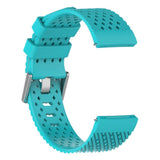 Maxbell Breathable Twill Strap For fitbit versa/versa lite Sky blue Large size - Aladdin Shoppers