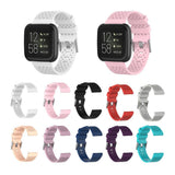 Maxbell Breathable Twill Strap For fitbit versa/versa lite White Small size - Aladdin Shoppers
