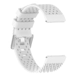 Maxbell Breathable Twill Strap For fitbit versa/versa lite White Small size - Aladdin Shoppers