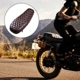 Maxbell Brown Leather Motorcycle Cafe Racer Seat Flat Saddle for Vintage Street Bike - Aladdin Shoppers