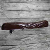 Maxbell Brown Leather Motorcycle Cafe Racer Seat Flat Saddle for Vintage Street Bike - Aladdin Shoppers