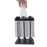 Maxbell Brush Glass Washer Cleaner Scrubber Bar Pub Catering Set of 3 Brushes B - Aladdin Shoppers