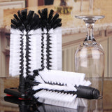 Maxbell Brush Glass Washer Cleaner Scrubber Bar Pub Catering Set of 3 Brushes B - Aladdin Shoppers