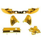 Maxbell Bumper Trigger Buttons D-Pad LB RB LT RT Mod Kit Replacement For Xbox One Slim Controller Chrome Gold - Aladdin Shoppers