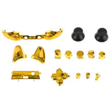 Maxbell Bumper Trigger Buttons D-Pad LB RB LT RT Mod Kit Replacement For Xbox One Slim Controller Chrome Gold - Aladdin Shoppers