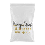 Maxbell Bumper Trigger Buttons D-Pad LB RB LT RT Mod Kit Replacement For Xbox One Slim Controller Chrome Gold - Aladdin Shoppers