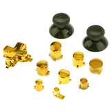 Maxbell Bumper Trigger Buttons D-Pad LB RB LT RT Mod Kit Replacement For Xbox One Slim Controller Chrome Gold - Aladdin Shoppers