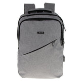 Maxbell Business Laptop Backpack Computer School Bag with USB Charging Port Gray - Aladdin Shoppers