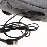 Maxbell Business Laptop Backpack Computer School Bag with USB Charging Port Gray - Aladdin Shoppers