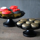 Maxbell Cake Pan Dessert Table Iron Cake Stand Black L - Aladdin Shoppers
