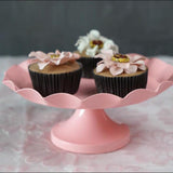 Maxbell Cake Pan Dessert Table Iron Cake Stand Pink L - Aladdin Shoppers