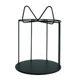 Maxbell Cake Stand Bowknot Showcase Dessert Pastry Display Wedding Party Black L - Aladdin Shoppers