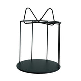 Maxbell Cake Stand Bowknot Showcase Dessert Pastry Display Wedding Party Black L - Aladdin Shoppers