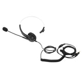 Maxbell Call Center Noise Cancelling Headphone Telephone Headset Black Monaural - Aladdin Shoppers