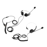 Maxbell Call Center Noise Cancelling Headphone Telephone Headset Black Monaural - Aladdin Shoppers