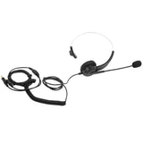 Maxbell Call Center Noise Cancelling Headphone Telephone Headset Black Monaural - Aladdin Shoppers