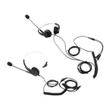 Maxbell Call Center Noise Cancelling Headphone Telephone Headset Black Monaural - Aladdin Shoppers