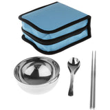 Maxbell Camping Cutlery Set Blue (single suit) - Aladdin Shoppers