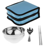 Maxbell Camping Cutlery Set Blue (single suit) - Aladdin Shoppers