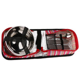 Maxbell Camping Cutlery Set Red two-piece set (2 bowls + 2 chopsticks + 2 spoons) - Aladdin Shoppers
