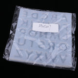 Maxbell Capital Letter Shape Silicone Pendants Mold Mould for Resin Jewelry Making Epoxy Resin Casting