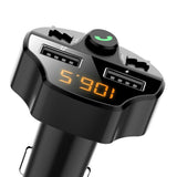 Maxbell Car Charger Ports USB Charger FM Transmitter Bluetooth Wireless MP3 Player - Aladdin Shoppers