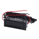 Maxbell Car LCD Digital Backlight Automotive Temperature Clock Voltmeter Accessories Blue - Aladdin Shoppers