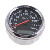 Maxbell Car Speedometer Stainless Waterproof White Digital Gauge 200km/h 85mm - Aladdin Shoppers