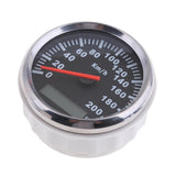 Maxbell Car Speedometer Stainless Waterproof White Digital Gauge 200km/h 85mm - Aladdin Shoppers