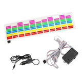Maxbell CAR STICKER MUSIC RHYTHM LED FLASH LIGHT LAMP SOUND ACTIVATED EQUALIZER - Aladdin Shoppers