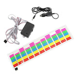 Maxbell CAR STICKER MUSIC RHYTHM LED FLASH LIGHT LAMP SOUND ACTIVATED EQUALIZER - Aladdin Shoppers