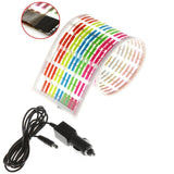 Maxbell CAR STICKER MUSIC RHYTHM LED FLASH LIGHT LAMP SOUND ACTIVATED EQUALIZER - Aladdin Shoppers
