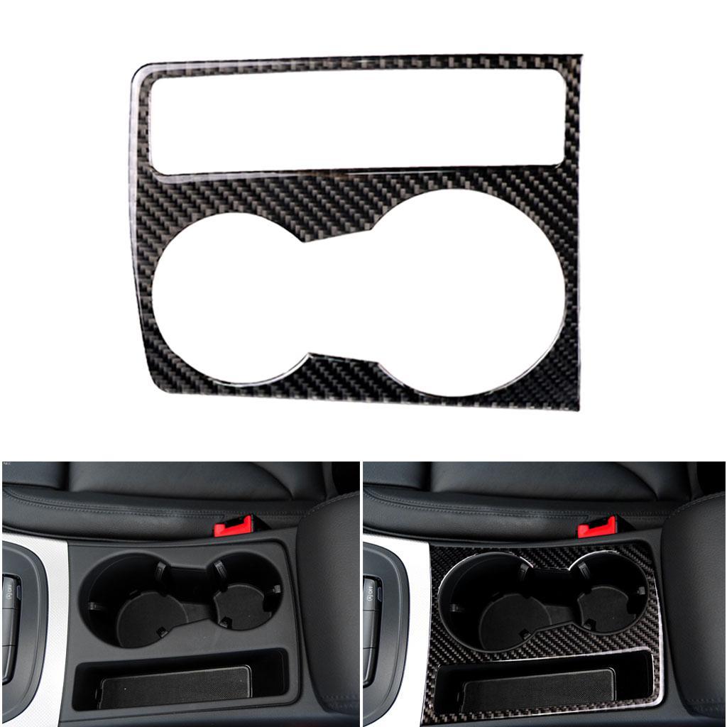 Maxbell Carbon Fiber Cup Holder Decorative Cover Sticker For Audi A5 A4 B8 2009-2015 - Aladdin Shoppers