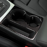 Maxbell Carbon Fiber Cup Holder Decorative Cover Sticker For Audi A5 A4 B8 2009-2015 - Aladdin Shoppers
