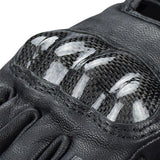 Maxbell Carbon Fiber Motorcycle Half Finger Gloves Motorbike Ride Fingerless L - Aladdin Shoppers