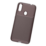 Maxbell Carbon Fiber Phone Case for Xiaomi Redmi Pro Soft Back Cover Coffee - Aladdin Shoppers